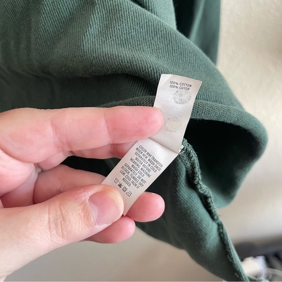 Aerie Green Oversized Hoodie Sweatshirt Athleisure Womens Size Medium - Picture 7 of 7